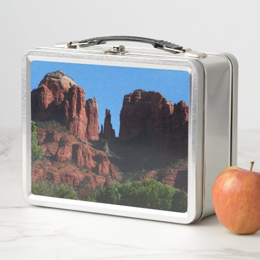 Kathedrale Rock in Sedona Metall Brotdose (Beispiel)