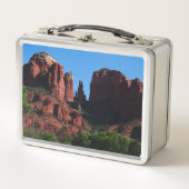 Kathedrale Rock in Sedona Metall Brotdose (Vorderseite)