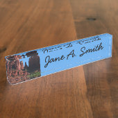 Kathedrale Rock in Sedona Namensplakette (Seite)