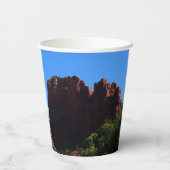 Kathedrale Rock in Sedona Pappbecher (Rückseite)