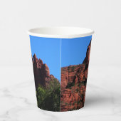 Kathedrale Rock in Sedona Pappbecher (Rechts)