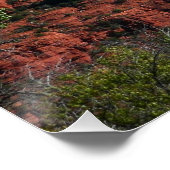 Kathedrale Rock in Sedona Poster (Ecke)