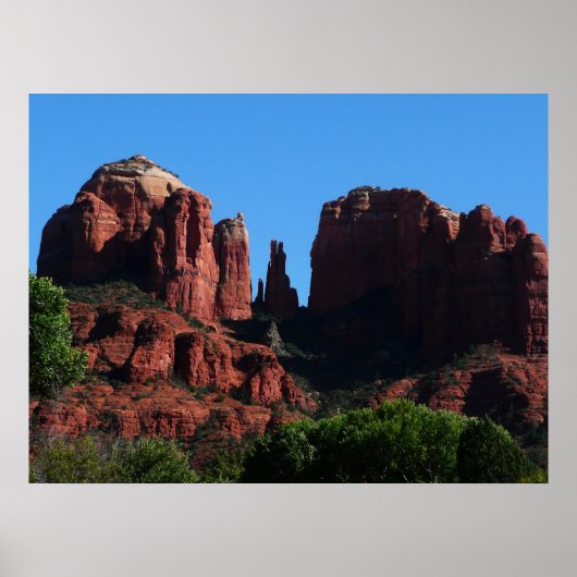 Kathedrale Rock in Sedona Poster (Vorne)