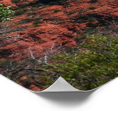 Kathedrale Rock in Sedona Poster (Ecke)