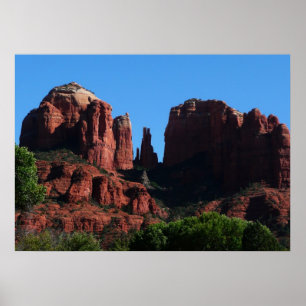 Kathedrale Rock in Sedona Poster