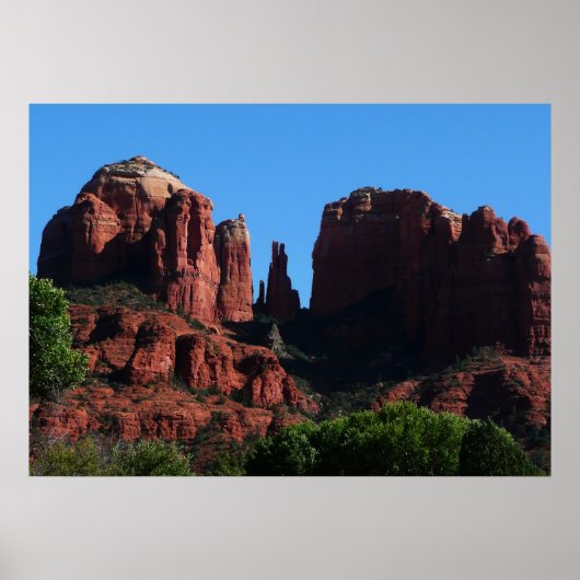 Kathedrale Rock in Sedona Poster (Vorne)