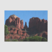 Kathedrale Rock in Sedona Seidenpapier (Vorderseite)