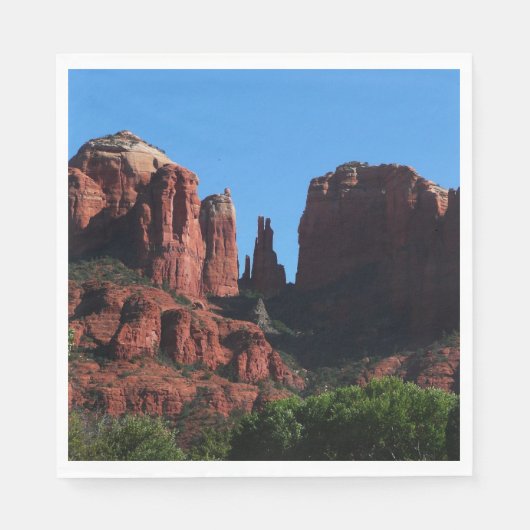 Kathedrale Rock in Sedona Serviette (Vorderseite)