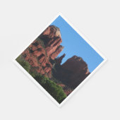 Kathedrale Rock in Sedona Serviette (Ecke)