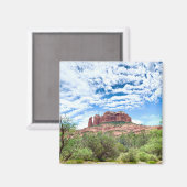 Kathedrale Rock Landschaft Sedona Magnet (Vorderseite/Rückseite)