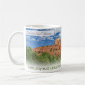 Kathedrale Rock Psalm 31:3 KJV Kaffeetasse (Links)