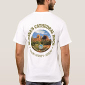 Kathedrale Rock (rd) T-Shirt (Rückseite)