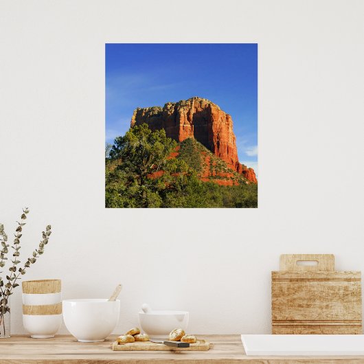 Kathedrale Rock, Sedona, Arizona Canvas Print Poster (Küche)