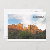 Kathedrale Rock - Sedona, AZ Postkarte (Vorne/Hinten)