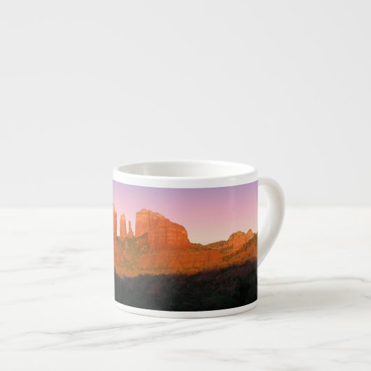 Kathedrale Rock Sedona Panorama Espressotasse (Vorderseite Rechts)