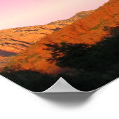 Kathedrale Rock Sedona Panorama Poster (Ecke)