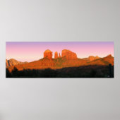 Kathedrale Rock Sedona Panorama Poster (Vorne)