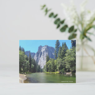 Kathedrale Rocks, Yosemite Kalifornien Feiertagspostkarte