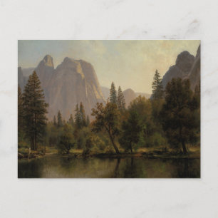 Kathedrale Rocks, Yosemite Tal von Bierstadt Postkarte