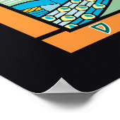 Kathedrale Rose Poster (Ecke)