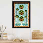 Kathedrale Rose Poster (Küche)