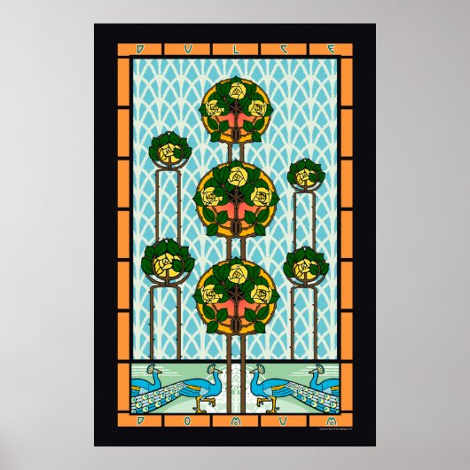 Kathedrale Rose Poster (Vorne)