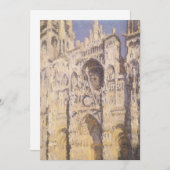 Kathedrale Rouen, Harmony Blue Gold von Claude Mon (Vorne/Hinten)