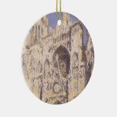 Kathedrale Rouen, Harmony Blue Gold von Claude Mon Keramikornament (Rechts)