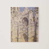 Kathedrale Rouen, Harmony Blue Gold von Claude Mon Puzzle (Vertikal)