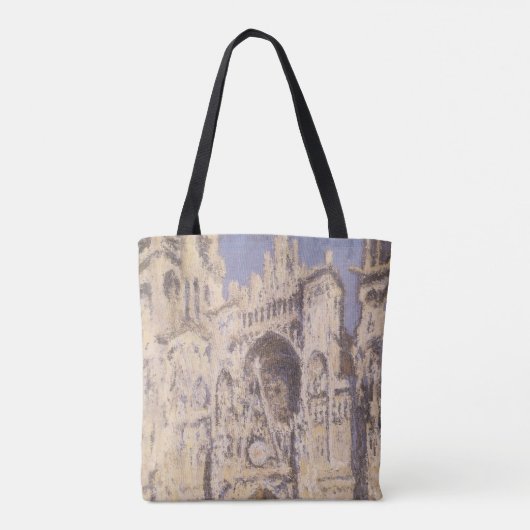 Kathedrale Rouen, Harmony Blue Gold von Claude Mon Tasche (Rückseite)