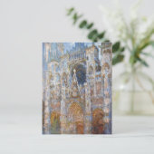 Kathedrale Rouen, Magie in Blau von Claude Monet Postkarte (Stehend Vorderseite)