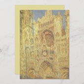 Kathedrale Rouen, Sonnenuntergang von Claude Monet (Vorne/Hinten)