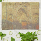 Kathedrale Rouen, Sonnenuntergang von Claude Monet Geschirrtuch (Gefaltet)