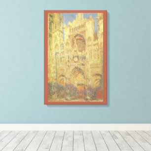Kathedrale Rouen, Sonnenuntergang von Claude Monet Leinwanddruck
