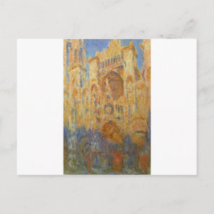 Kathedrale Rouen von Claude Monet Postkarte
