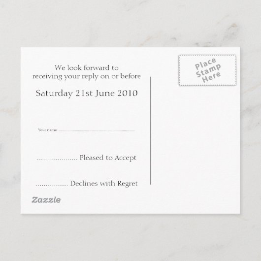 Kathedrale Rubine Art Deko UAWG Postkarte (Rückseite)