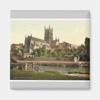 Kathedrale, S. W., Worcester, England seltene Phot Magnet