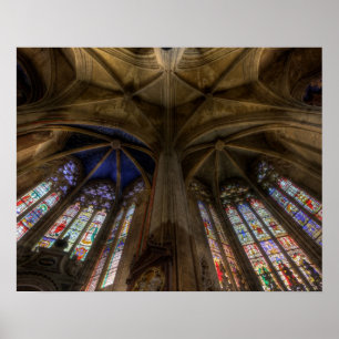 Kathedrale Saint-Etienne in Toulouse Poster
