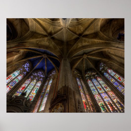 Kathedrale Saint-Etienne in Toulouse Poster (Vorne)