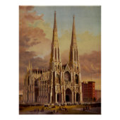 Kathedrale Saint Patrick in Midtown Manhattan Poster (Vorderseite)