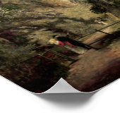 Kathedrale Salisbury aus dem Bischofsgarten Poster (Ecke)