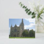 Kathedrale Salisbury Postkarte (Stehend Vorderseite)