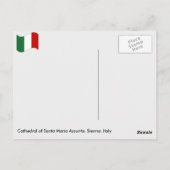 Kathedrale Santa Maria Assunta, Siena, Italien Postkarte (Rückseite)