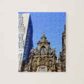 Kathedrale, Santiago de Compostela, Spanien Puzzle (Vertikal)