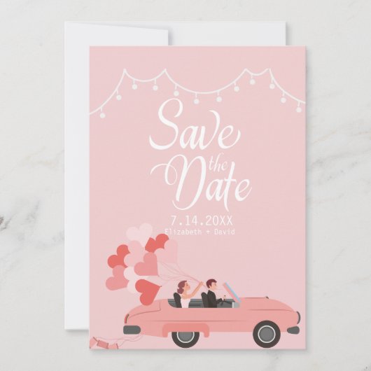 Kathedrale Save the Date Einladung Hochzeit (Vorderseite)