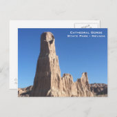 Kathedrale Schlucht Staat Park - Nevada Postkarte (Vorne/Hinten)