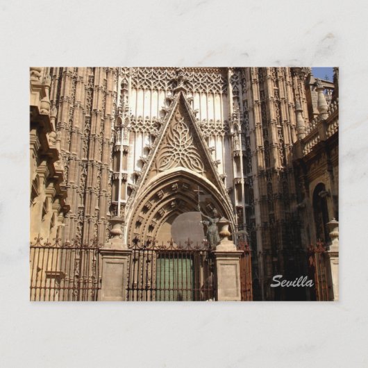 Kathedrale Sevilla Facede Postcard Postkarte (Vorderseite)