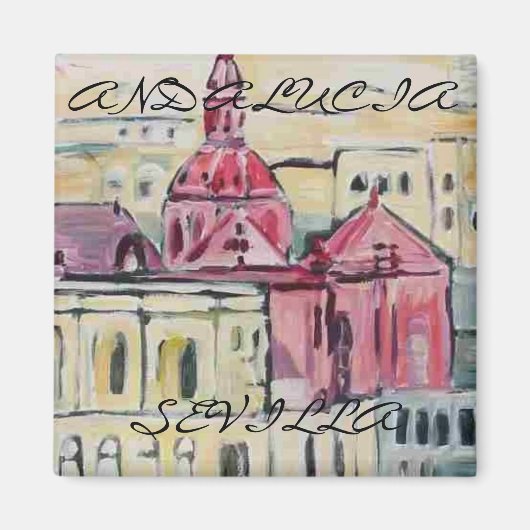 Kathedrale_Sevilla, SEVILLA, ANDALUCIA Magnet (Vorne)