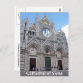 Kathedrale Siena Duomo Eintritt Postkarte (Vorne/Hinten)
