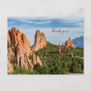 Kathedrale Spires Formationen Colorado Vielen Dank Postkarte